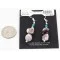 Navajo .925 Sterling Silver Hooks Natural Turquoise Amethyst Native American Earrings 390813107762