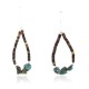 Certified Authentic Navajo .925 Sterling Silver Hooks Natural Turquoise Heishi Native American Earrings 390754340252 Certified Authentic Navajo .925 Sterling Silver Hooks Natural Turquoise Heishi Native American Earrings 390754340252