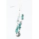 Certified Authentic Navajo .925 Sterling Silver Hooks Natural Turquoise Hematite Native American Earrings 371047884546