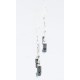 Certified Authentic Navajo .925 Sterling Silver Hooks Natural Turquoise Hematite Native American Earrings 390814169540