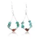 Navajo .925 Sterling Silver Hooks Natural Turquoise Jasper Native American Earrings 390815395932 Navajo .925 Sterling Silver Hooks Natural Turquoise Jasper Native American Earrings 390815395932