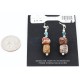 Certified Authentic Navajo .925 Sterling Silver Hooks Natural Turquoise Jasper Native American Earrings 66633 Certified Authentic Navajo .925 Sterling Silver Hooks Natural Turquoise Jasper Native American Earrings 66633