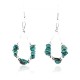 Certified Authentic Navajo .925 Sterling Silver Hooks Natural Turquoise Native American Earrings 371054494253