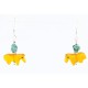 Certified Authentic Navajo .925 Sterling Silver Hooks Natural Turquoise Native American Earrings 390784408126