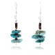 Certified Authentic Navajo .925 Sterling Silver Hooks Natural Turquoise Native American Earrings 390813099138