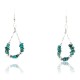Certified Authentic Navajo .925 Sterling Silver Hooks Natural Turquoise Native American Earrings 390830067957