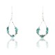 Certified Authentic Navajo .925 Sterling Silver Hooks Natural Turquoise Native American Earrings 390835943759