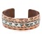 Certified Authentic Navajo .925 Sterling Silver Horse Handmade Native American Pure Copper Bracelet 92005-20