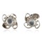 Certified Authentic Navajo .925 Sterling Silver Mother of Pearl Stud Native American Earrings 390918540674