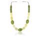 Certified Authentic Navajo .925 Sterling Silver Natural Agate and Gaspeite Native American Necklace 371000092092