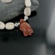 Certified Authentic Navajo .925 Sterling Silver Natural Agate Gold Stone Native American Necklace 370955481097