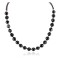 Certified Authentic Navajo .925 Sterling Silver Natural Agate Heishi Native American Necklace 25308-4