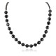 Certified Authentic Navajo .925 Sterling Silver Natural Agate Heishi Native American Necklace 25308-4