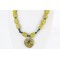 Certified Authentic Navajo .925 Sterling Silver Natural Agate Jasper Turquoise Native American Necklace 15800-31