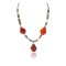 Certified Authentic Navajo .925 Sterling Silver Natural Agate Turquoise Carnelian Native American Necklace 390823971979