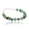 Certified Authentic Navajo .925 Sterling Silver Natural AJAX and Turquoise Jade Native American Bracelet 390750346046