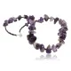 Navajo .925 Sterling Silver Natural Amethyst Heishi Necklace 15824-17 Navajo .925 Sterling Silver Natural Amethyst Heishi Necklace 15824-17