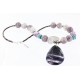 Certified Authentic Navajo .925 Sterling Silver Natural Amethyst Turquoise Agate Native American Necklace 390754340342 Certified Authentic Navajo .925 Sterling Silver Natural Amethyst Turquoise Agate Native American Necklace 390754340342