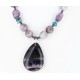 Certified Authentic Navajo .925 Sterling Silver Natural Amethyst Turquoise Agate Native American Necklace 390754340342 Certified Authentic Navajo .925 Sterling Silver Natural Amethyst Turquoise Agate Native American Necklace 390754340342