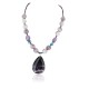 Certified Authentic Navajo .925 Sterling Silver Natural Amethyst Turquoise Agate Native American Necklace 390754340342 Certified Authentic Navajo .925 Sterling Silver Natural Amethyst Turquoise Agate Native American Necklace 390754340342