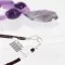 Navajo .925 Sterling Silver Natural Amethyst Turquoise Agate Native American Necklace 750109-1-0