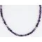 Navajo .925 Sterling Silver Turquoise Amethyst Necklace 15780-12 Navajo .925 Sterling Silver Turquoise Amethyst Necklace 15780-12