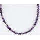 Certified Authentic Navajo .925 Sterling Silver Natural Amethyst Turquoise Native American Necklace 390829981695
