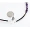Navajo .925 Sterling Silver Turquoise Amethyst Necklace 15780-12 Navajo .925 Sterling Silver Turquoise Amethyst Necklace 15780-12