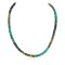 Navajo .925 Sterling Silver Natural and Turquoise Native American Necklace 25300
