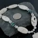 Navajo .925 Sterling Silver Natural and WHITE Turquoise Native American Necklace 370965374552 Navajo .925 Sterling Silver Natural and WHITE Turquoise Native American Necklace 370965374552