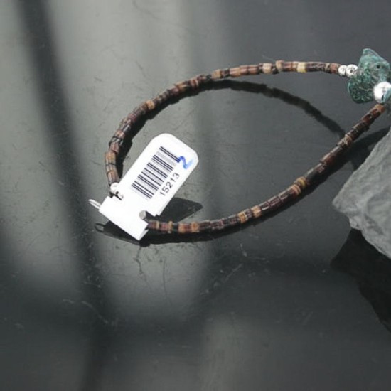 Certified Authentic Navajo .925 Sterling Silver Natural and WHITE Turquoise Native American Necklace 390670249608