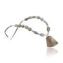 Navajo .925 Sterling Silver Natural Boulder Turquoise Jasper Necklace 25394
