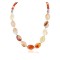 Certified Authentic Navajo .925 Sterling Silver Natural Carnelian Native American Necklace 25286-3