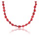 Certified Authentic Navajo .925 Sterling Silver Natural Coral and Heishi Native American Necklace 390834827025