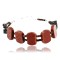 Certified Authentic Navajo .925 Sterling Silver Natural GoldStone and SPIDER WEB Turquoise Native American Bracelet 370999821149