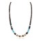 Certified Authentic Navajo .925 Sterling Silver Natural Graduated Heishi and Graduated Melon Shell Native American Necklace  15132-21