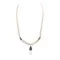 Navajo .925 Sterling Silver Natural Graduated Melon Shell and Turquoise Native American Necklace 15213-33