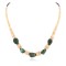 Certified Authentic Navajo .925 Sterling Silver Natural Graduated Melon Shell Turquoise Native American Necklace 7501008-2