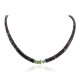 Certified Authentic Navajo .925 Sterling Silver Natural Graduated Shell and Turquoise Native American Necklace 15804-12