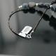 Certified Authentic Navajo .925 Sterling Silver Natural Grey Quartz and Red Jasper Native American Necklace 15383-1