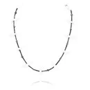 Navajo .925 Sterling Silver Natural Heishi Turquoise Alabaster Native American Necklace 25216-2