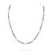 Certified Authentic Navajo .925 Sterling Silver Natural Heishi Turquoise Alabaster Native American Necklace 25216-2