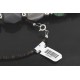 Certified Authentic Navajo .925 Sterling Silver Natural Jasper Agate Turquoise Native American Necklace 15465-50
