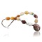 Certified Authentic Navajo .925 Sterling Silver Natural Jasper Carnelian Turquoise Native American Necklace 15768-3-0