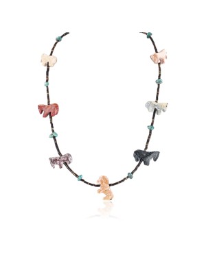 Certified Authentic Navajo .925 Sterling Silver Natural Jasper Native American Necklace 370998866798