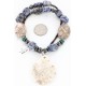 Certified Authentic Navajo .925 Sterling Silver Natural Lapis Turquoise Jasper Native American Necklace 15897-12 Certified Authentic Navajo .925 Sterling Silver Natural Lapis Turquoise Jasper Native American Necklace 15897-12