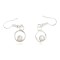 Certified Authentic Navajo .925 Sterling Silver Natural Mother of Pearl Dangle Native American Earrings 27226-5