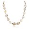 Certified Authentic Navajo .925 Sterling Silver Natural Mother of Pearl Hematite Native American Necklace 25313-3