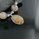 Certified Authentic Navajo .925 Sterling Silver Natural Mother Of Peral and Jasper Native American Necklace 15383-23