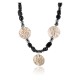 Certified Authentic Navajo .925 Sterling Silver Natural Onyx Turquoise Jasper Native American Necklace 15896-2